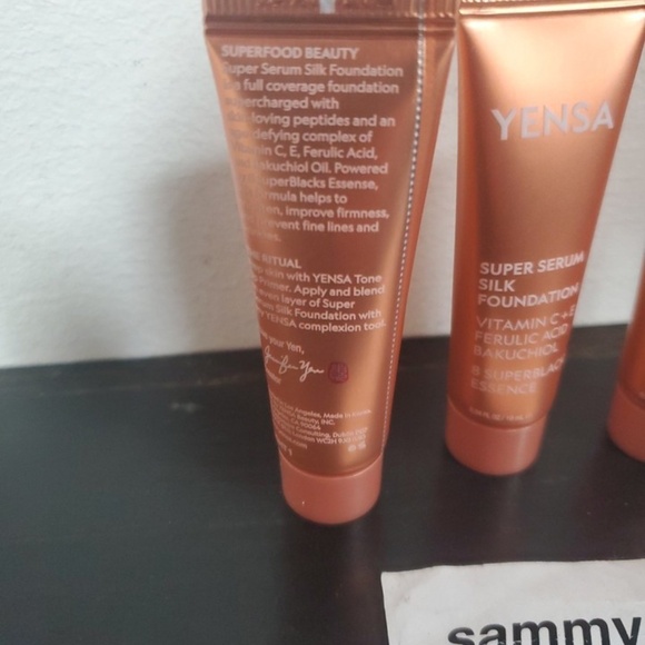 YENSA BEAUTY Super Serum Silk Foundation Light 1, 0.34oz x3 - Picture 3 of 5